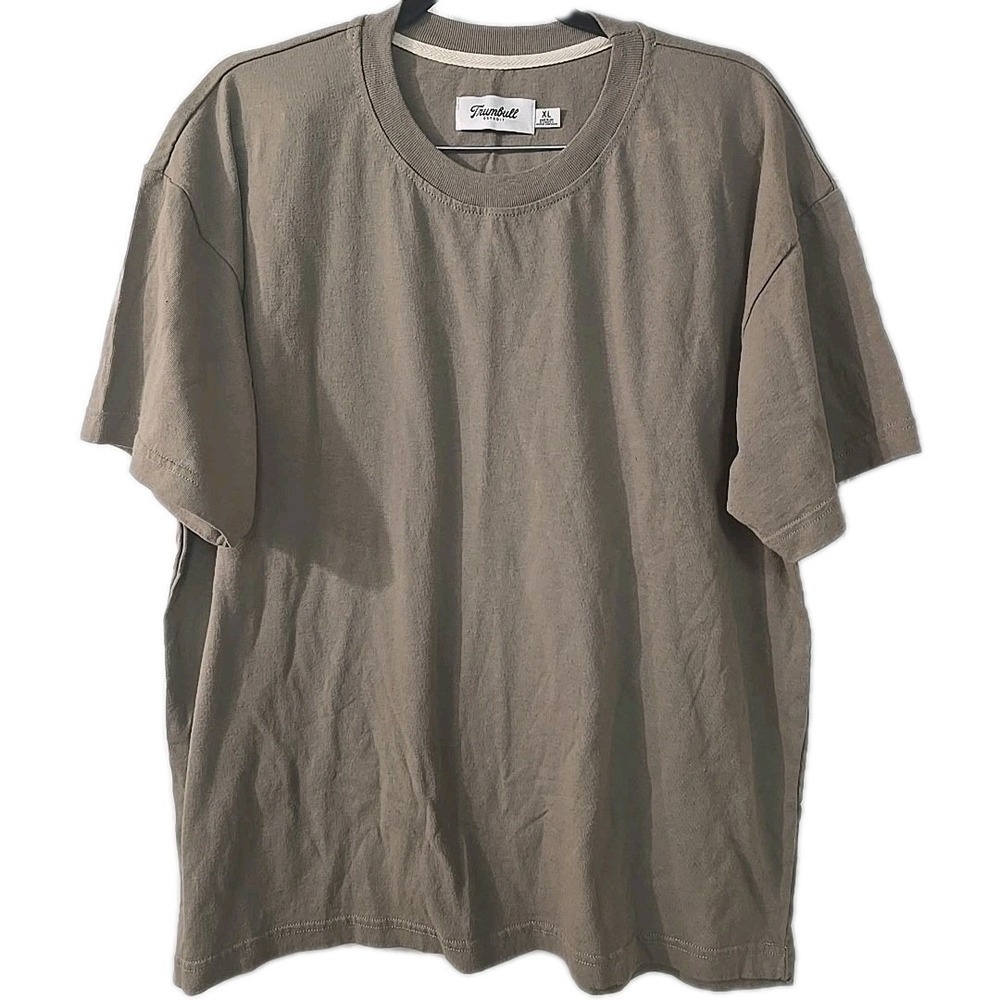 Vintage Trumbull Detroit Green‎ Short Sleeve Shirt Mens Size XL Made In USA